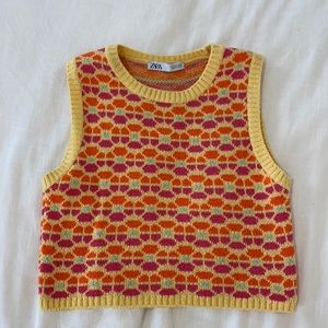 Zara sweater vest